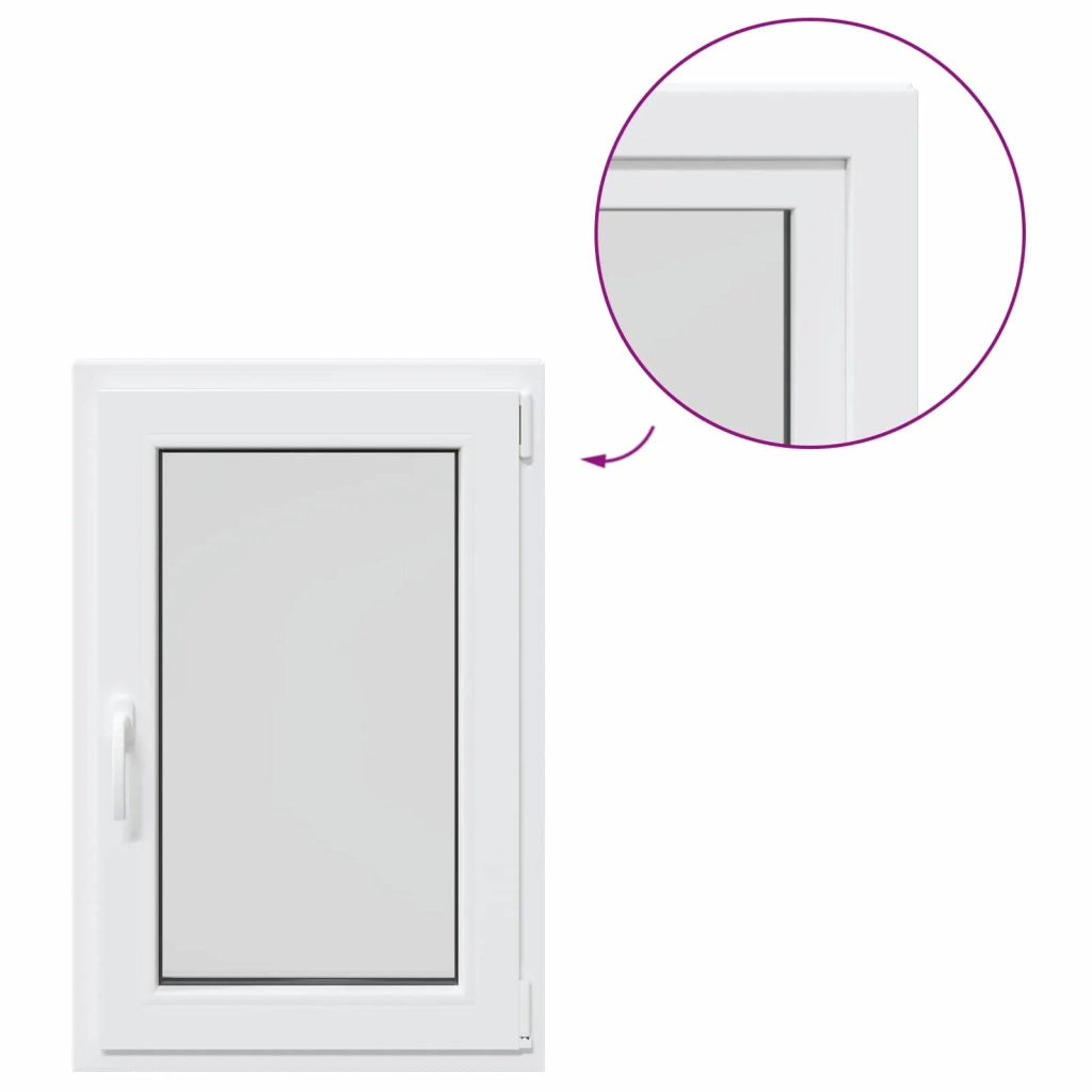 Finestra per Soffitta RISOR Bianco 60 x 90 cm PVC e Vetro 42047192
