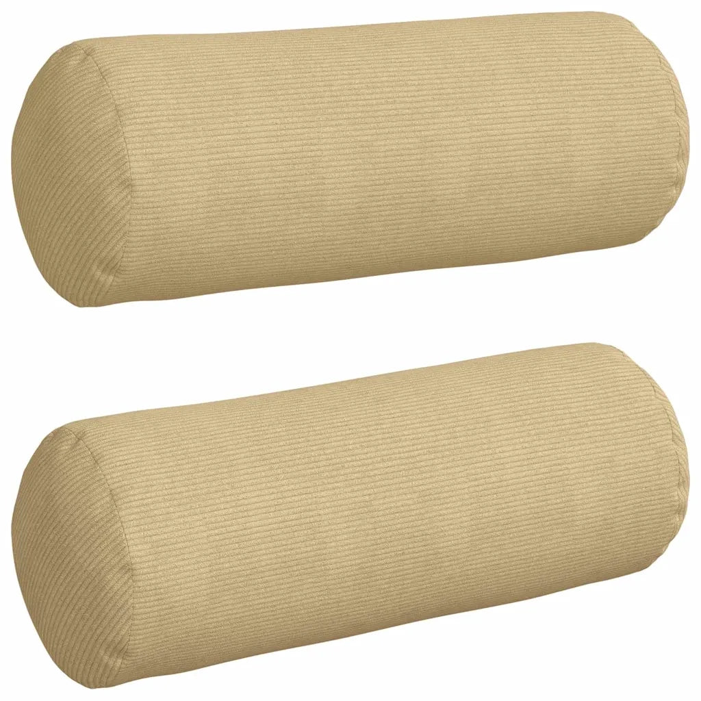 Cuscini a rullo 2 pcs Grigio Verde Ø 25 x 70 cm 42014350