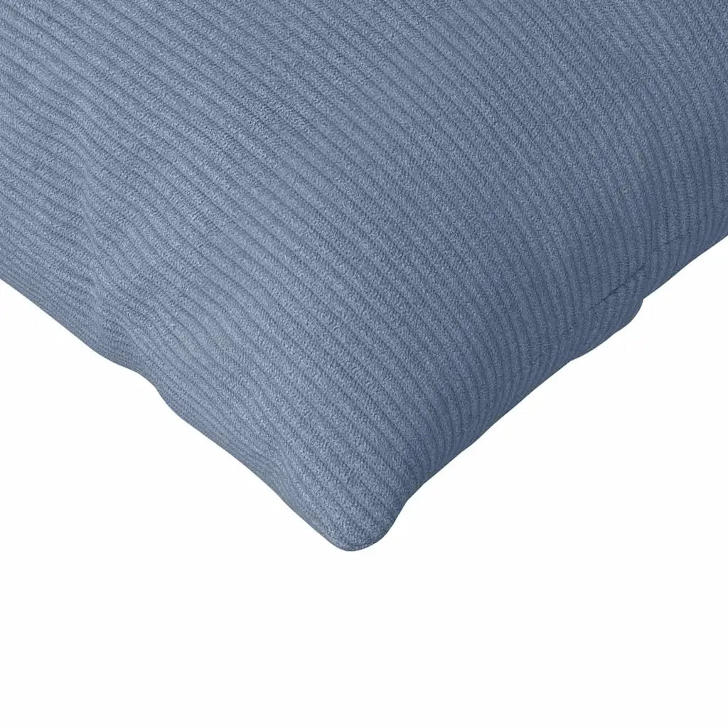 Cuscini da Divano 2 pz | Cuscini per sedie Blu 200 x 40 cm Tessuto in Cords