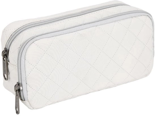 Etui per matite Grande Etichetta Estetica per Uomo e Donna (Beige)