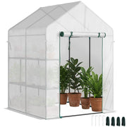 Serra da Giardino ¨C Minimal ¨C Acciaio e PE, 143x143x195 cm, Bianco