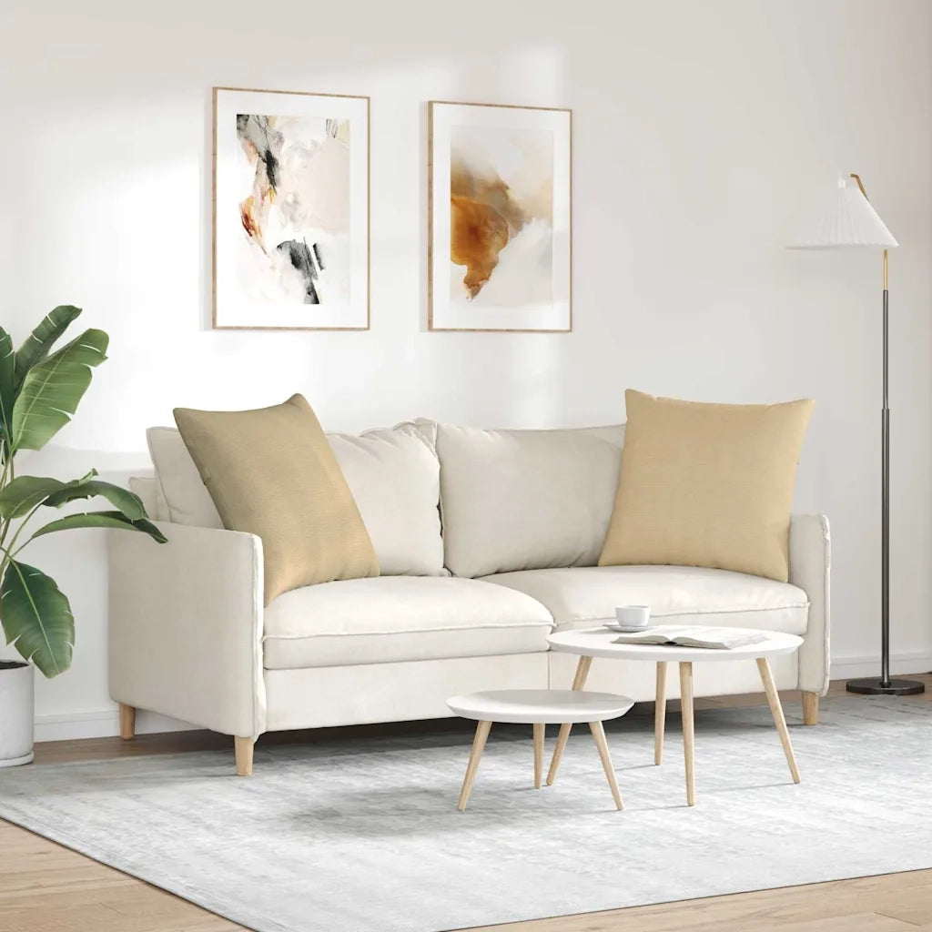 Cuscini da Divano 2 pcs Grigio Verde 80 x 80 cm 42014079