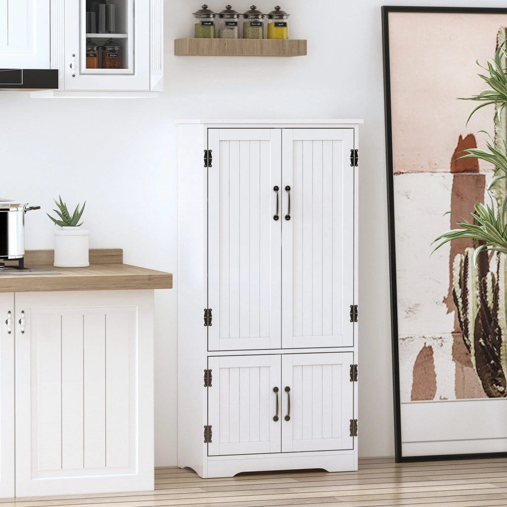 Armadio da cucina ¨C zephmum ¨C bianco 2 ante 3 ripiani