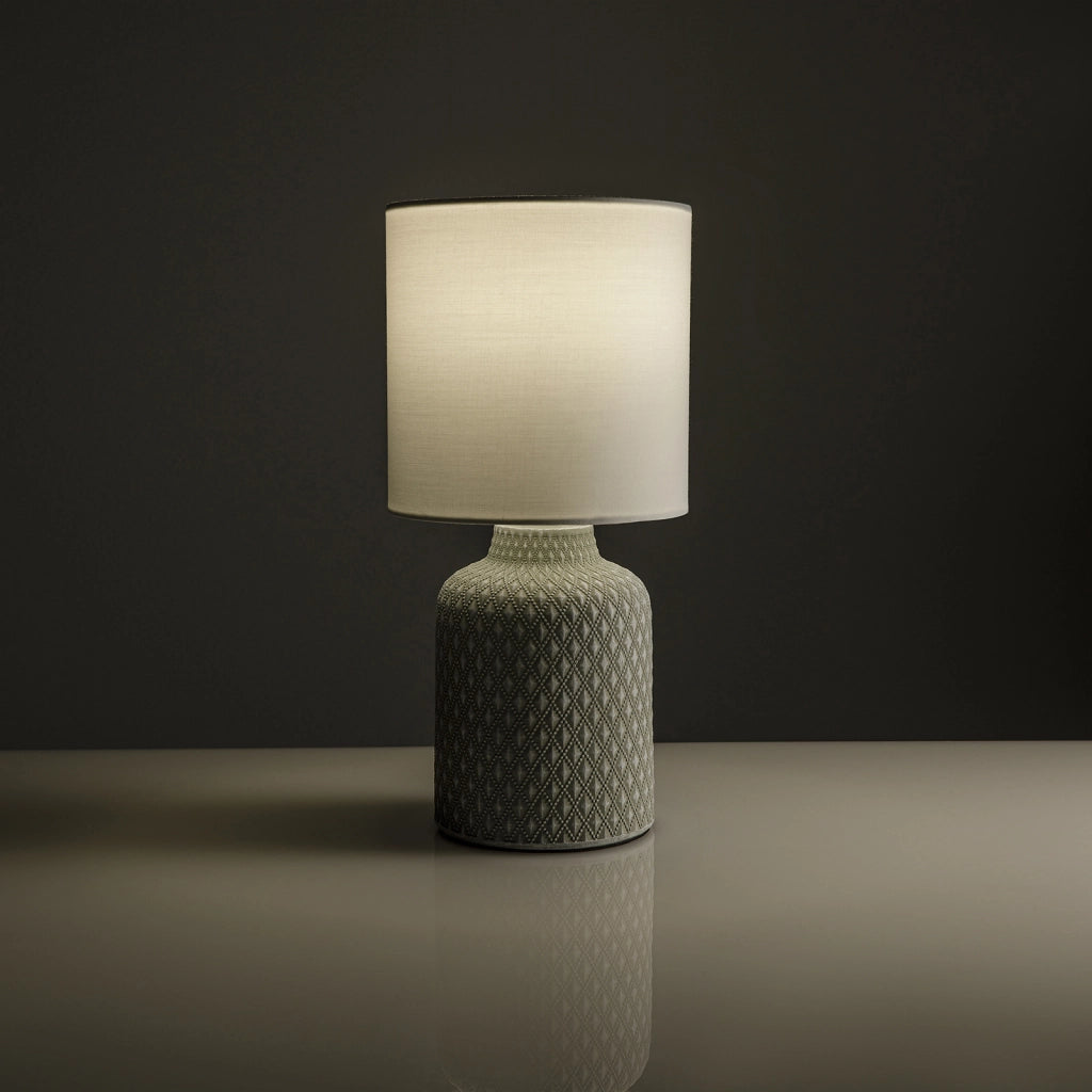 Lampada da tavolo ZAFFIRA grigio