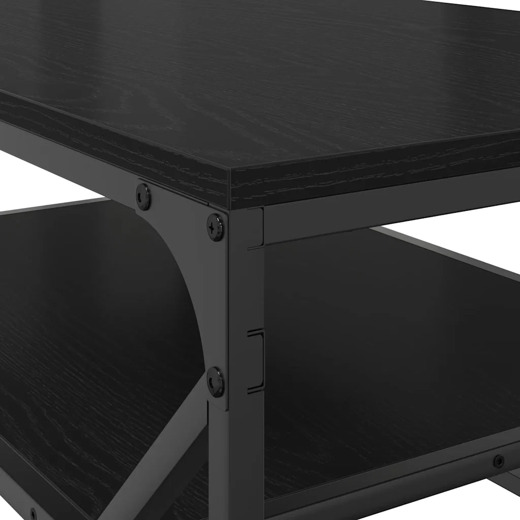 Tavolino da salotto Rovere Nero 90 x 50 x 40 cm 868231