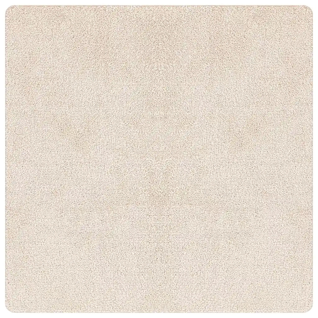Tappeto del soggiorno | Tappeto Shaggy Antiscivolo Crema 200 x 200 cm PP
