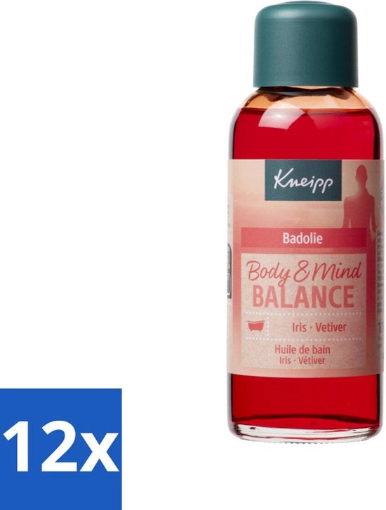 Olio per il corpo e mente in equilibrio con iris e vetiver - 100 ml - Confezione economica - 12 pezzi