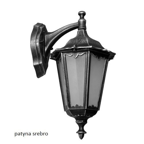 Applique esterna Retro nera E27 IP43 SU-MA K3012/1/D