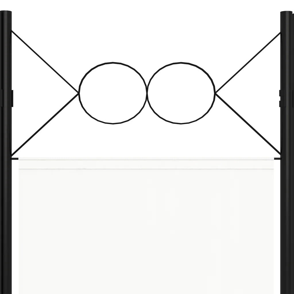 Divisorio Ambienti | Divider per stanze | Paravento a 3 Pannelli Bianco 120x180 cm