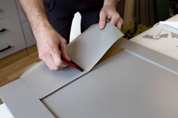 PLASTICA ADESIVA GRIGIO OPACO DC FIX 90X210