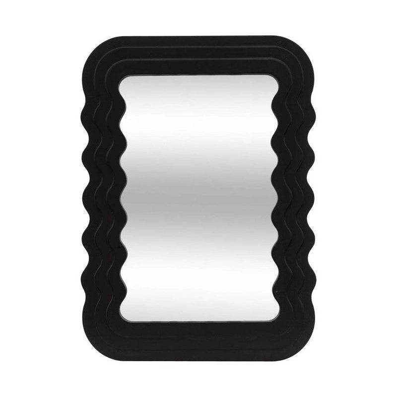 Specchio Bisauté nero 40x55 cm