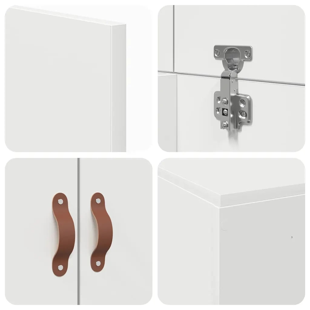 Struttura letto con contenitore Bianco 100 x 200 cm 3335349