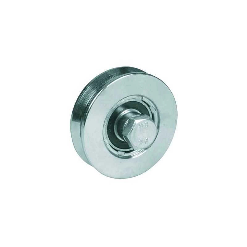 Ruote per Cancelli Gola V art. 360 dia.Mm.100