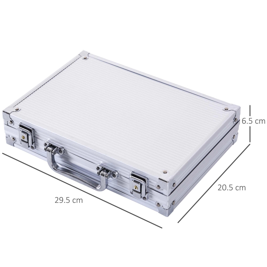 Valigetta Poker Professionale ¨C Minimal ¨C Alluminio, 200 Fiches, 2 Mazzi