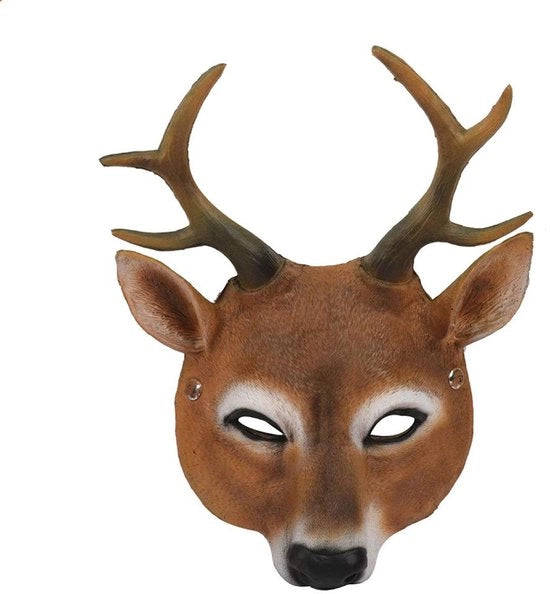 Maschera per Mano Fatta a Mano - Modellata su un Modello Animale - Leggera e Comoda - Realistica - Dimensione Universale 26x34cm