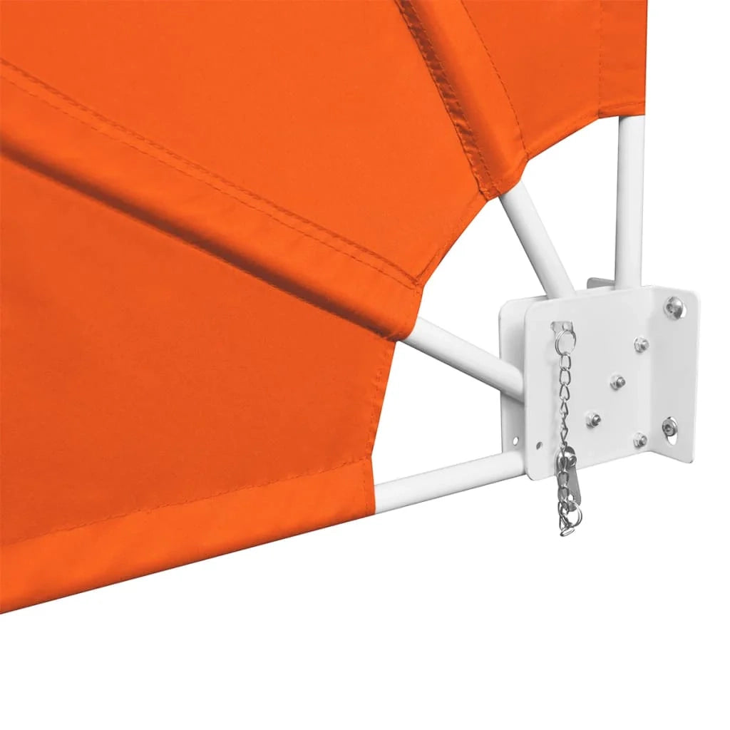 Tenda da sole laterale retrattile/schermo privacy per patio giardino terrazza balcone 140 x 140 cm terracotta 02_0007061