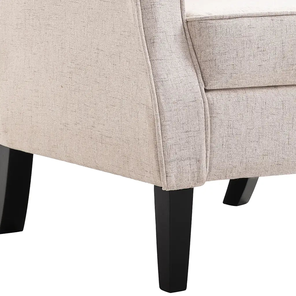 Poltrona | Sedia Relax Beige in Tessuto