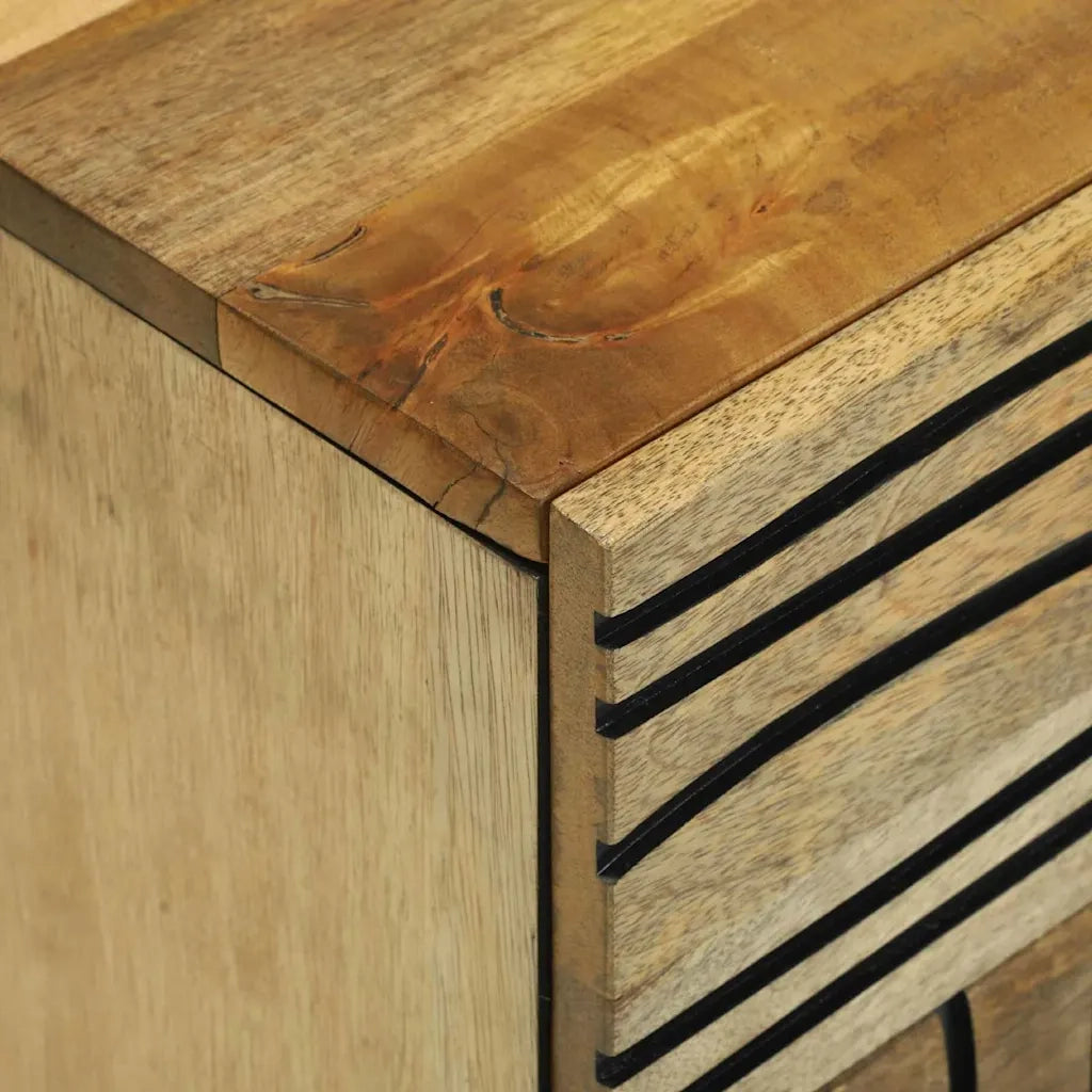 Comodino | Armadio da Notte | Mobiletto da notte Naturale 50 x 33 x 60 cm Legno ingegnerizzato