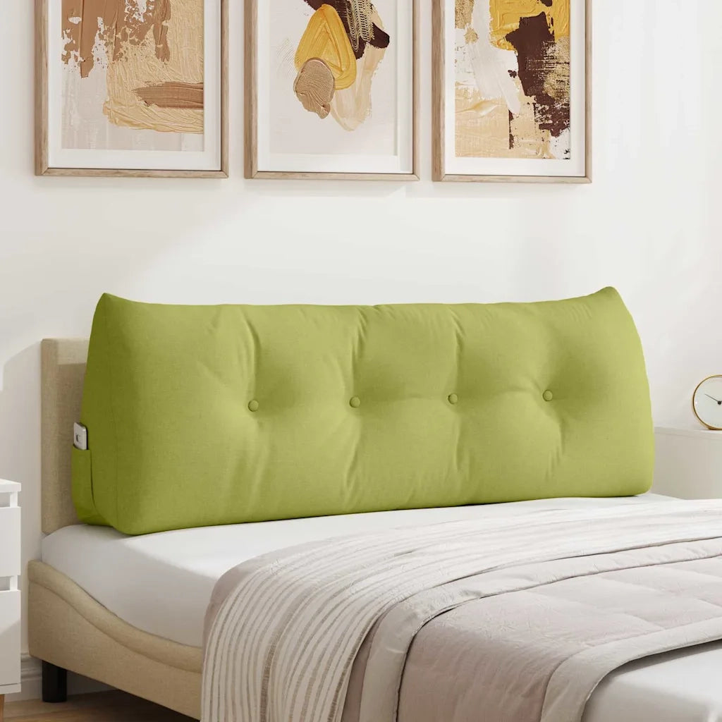 Cuscino per Schiena Verde chiaro 140 x 24 x 50 cm Tessuto 42014509