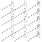 Pegboard con 30 Haken in Metallo - Plankhaak - Muurbeugel - Organizzatore - Supermercato - Materiale di Alta Qualità in Acciaio - Haken per Plank
