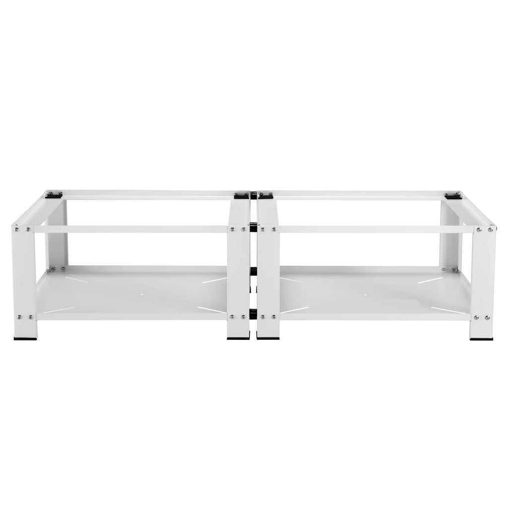 Base doppia Cremlingen con ripiano per lavatrice asciugatrice 127 x 54 x 31 cm 03_0006463