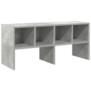Scarpiera | Mobile per scarpe Impilabile Grigio Cemento 89,5x30x40 cm