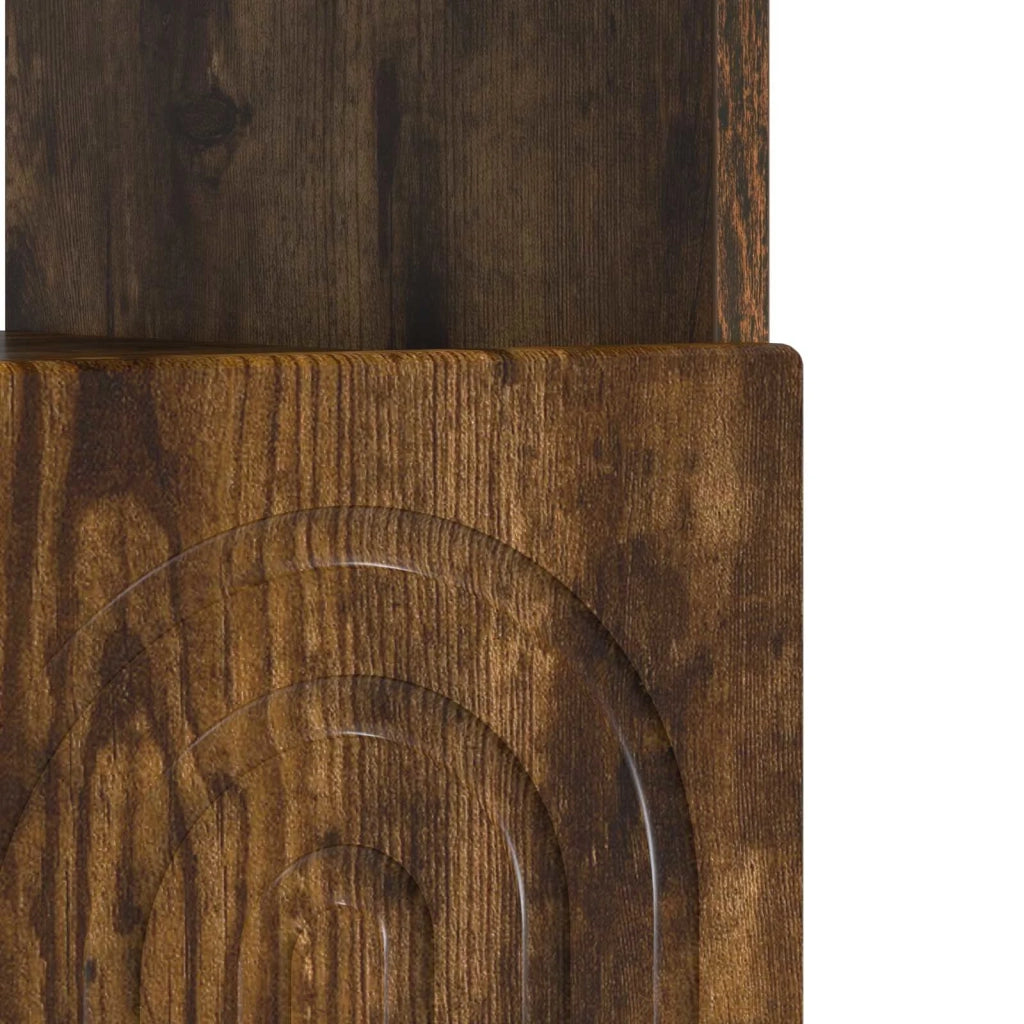 Mobile TV LED Rovere Fumo Legno ingegnerizzato 896330
