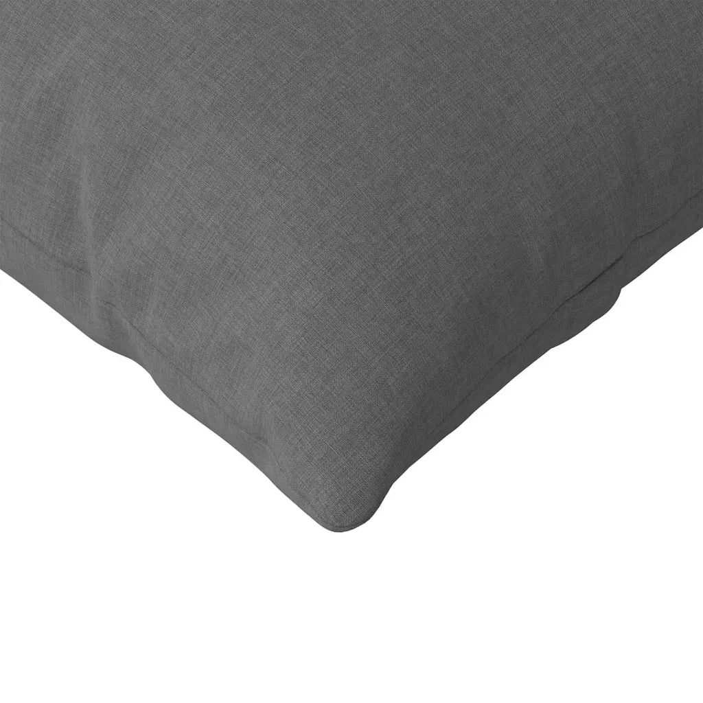 Cuscini da Divano 2 pz-Set di 2 Cuscini per Sofa Grigio scuro 145 x 40 cm Tessuto 396523
