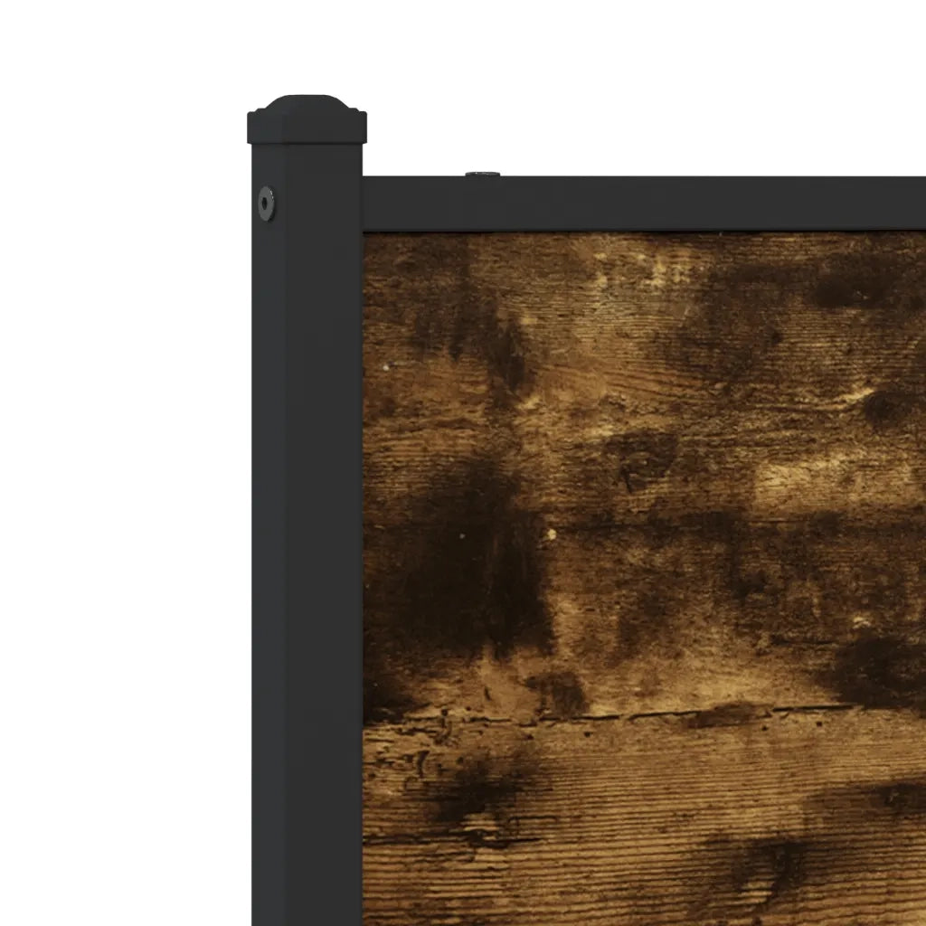 Giroletto senza Materaso in Metallo Rovere Fumo 193x203 cm 3301379