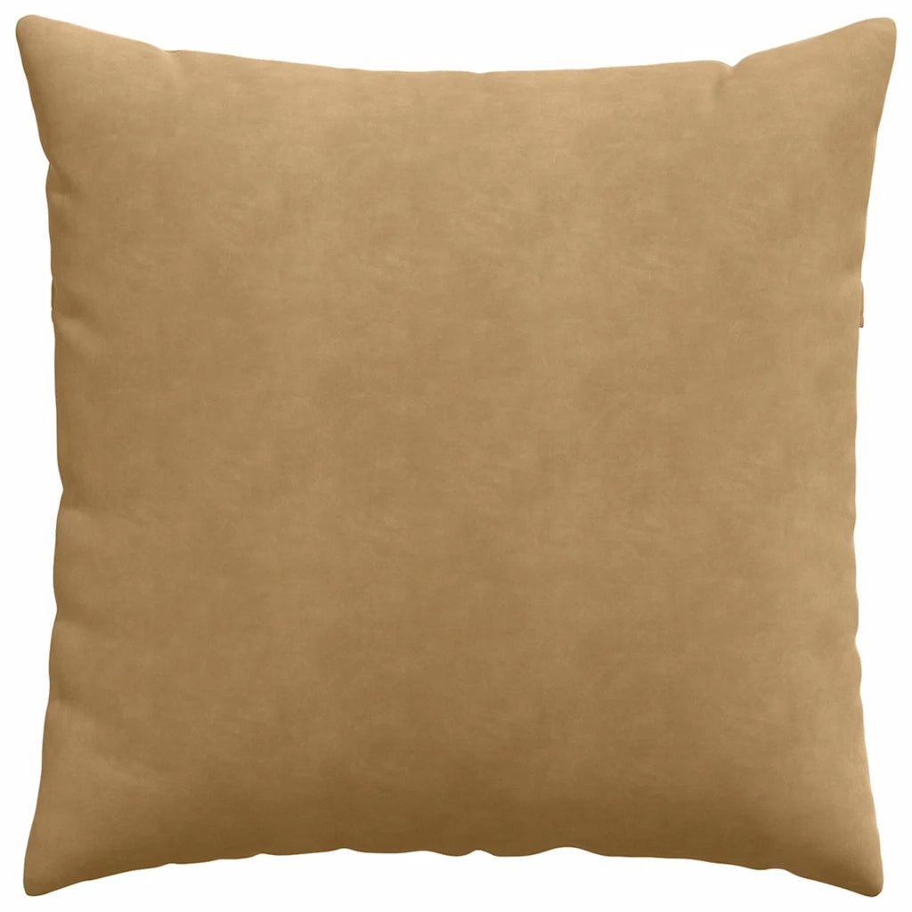 Cuscini da Divano 2 pcs Marrone 60 x 60 cm Tessuto in Cords 42014022