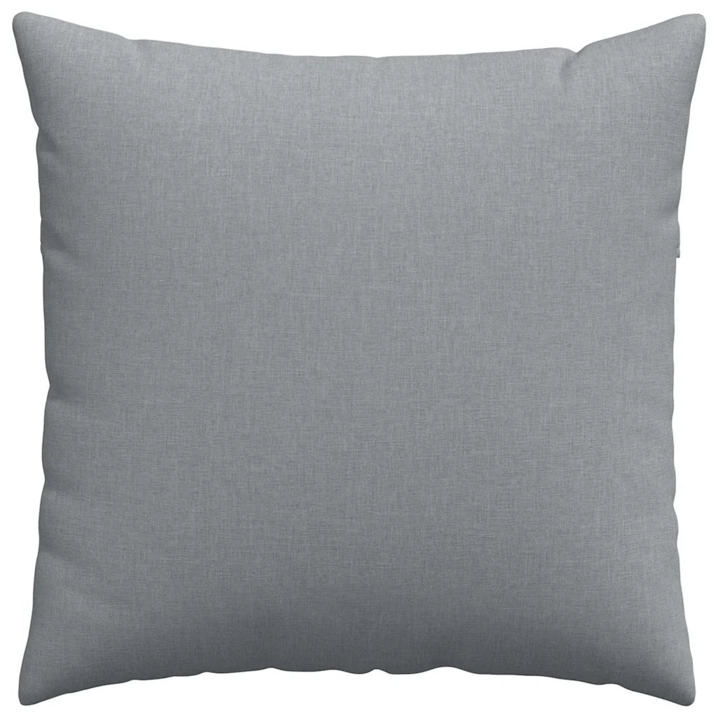 Cuscini da Divano 2 pcs Grigio chiaro 60 x 60 cm Tessuto 42013997