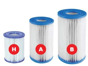 CARTUCCIA RICAMBIO PER FILTRI PISCINE  tipo A  peso kg.0,22 (29000)    INTEX