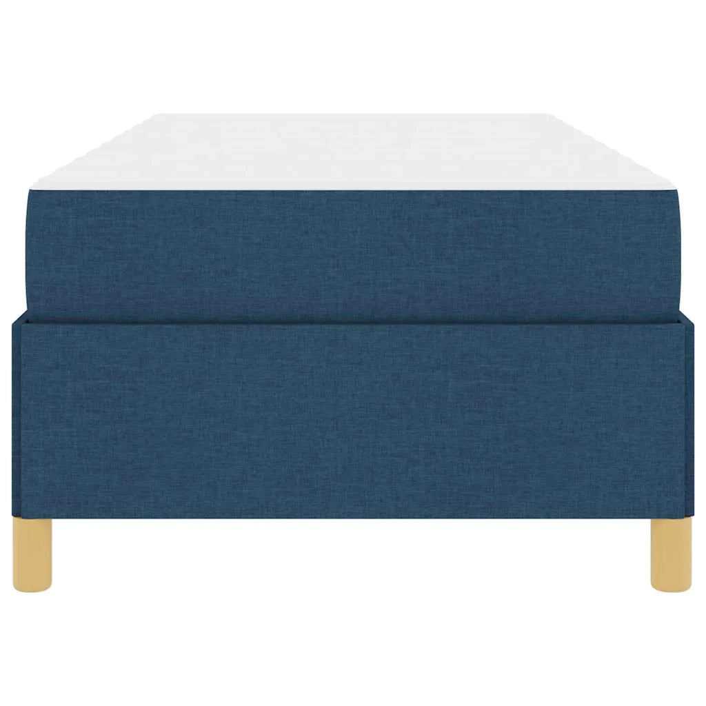 Struttura del letto con materasso Blu 90 x 200 cm Tessuto 3398912