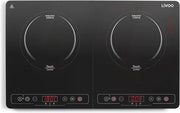 Induttore a due piatti 3500W nero - Induttore portatile con potenza regolabile