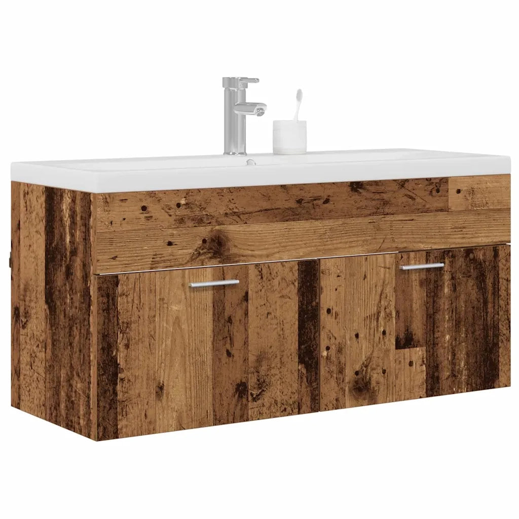 Mobile da Bagno con porta Legno vecchio 100 x 38,5 x 46 cm 3415744