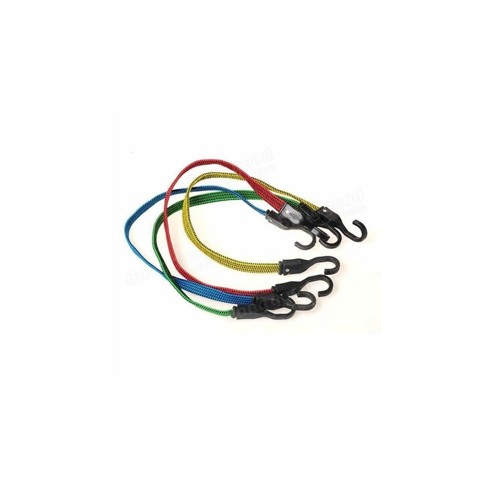Trade Shop - Corda Elastica Con Ganci Per Bici, Moto, Auto 5 Pezzi Da 1,5 M X 2 Cm -