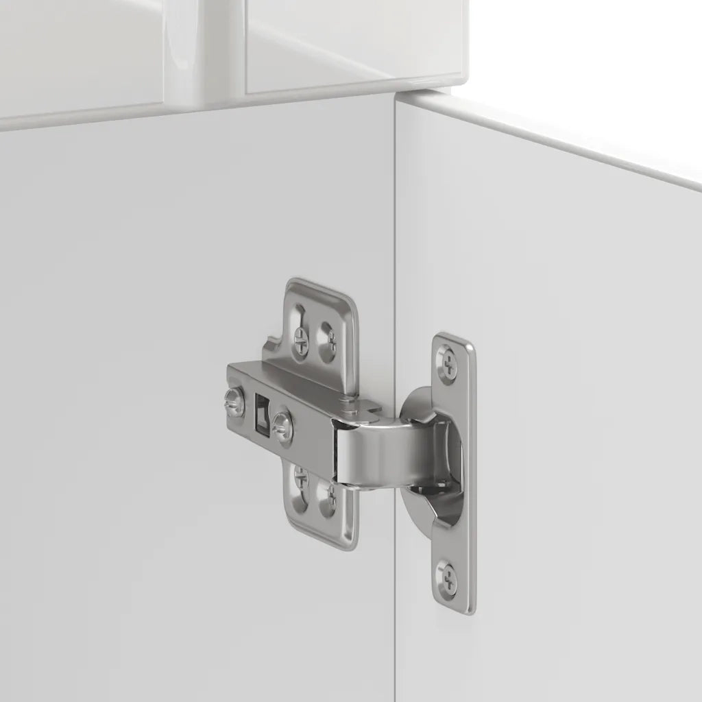 Base da Cucina Lucca Bianco Lucido in Legno Multistrato 853729