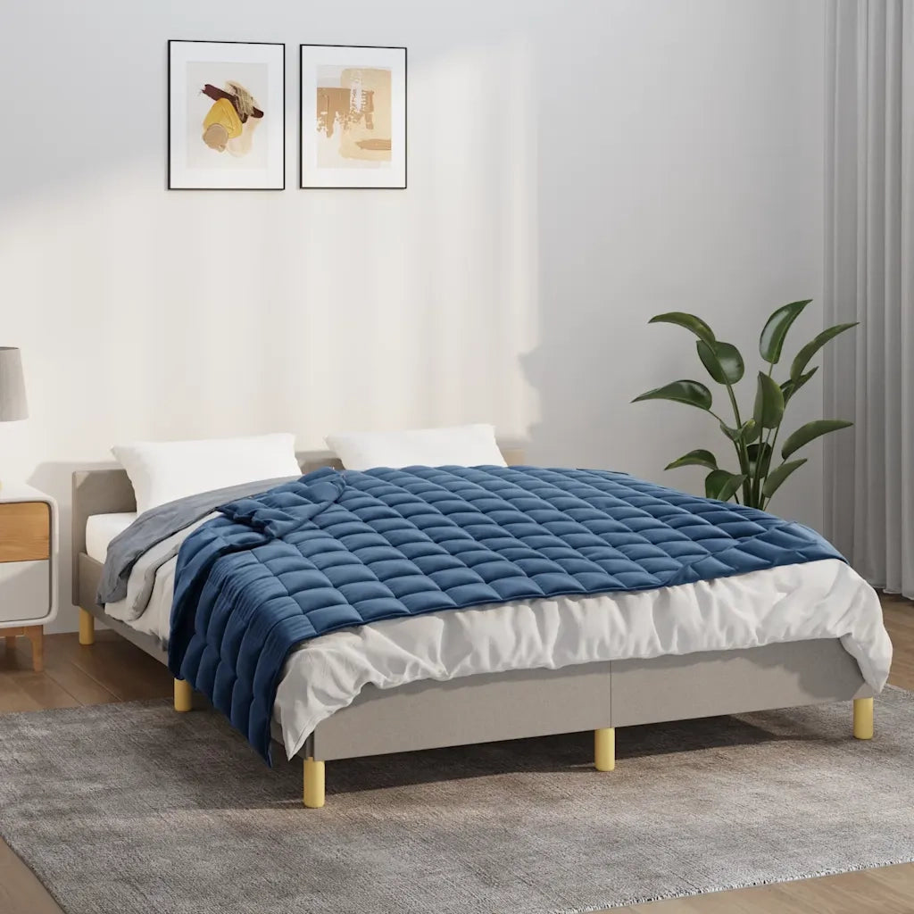 Coperta Ponderata Blu 138x200 cm 10 kg Tessuto 350791