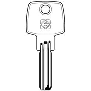 CHIAVE PUNZONATA CISA CS48 SILCA - OTTONE NICHELATO- 5 pezzi