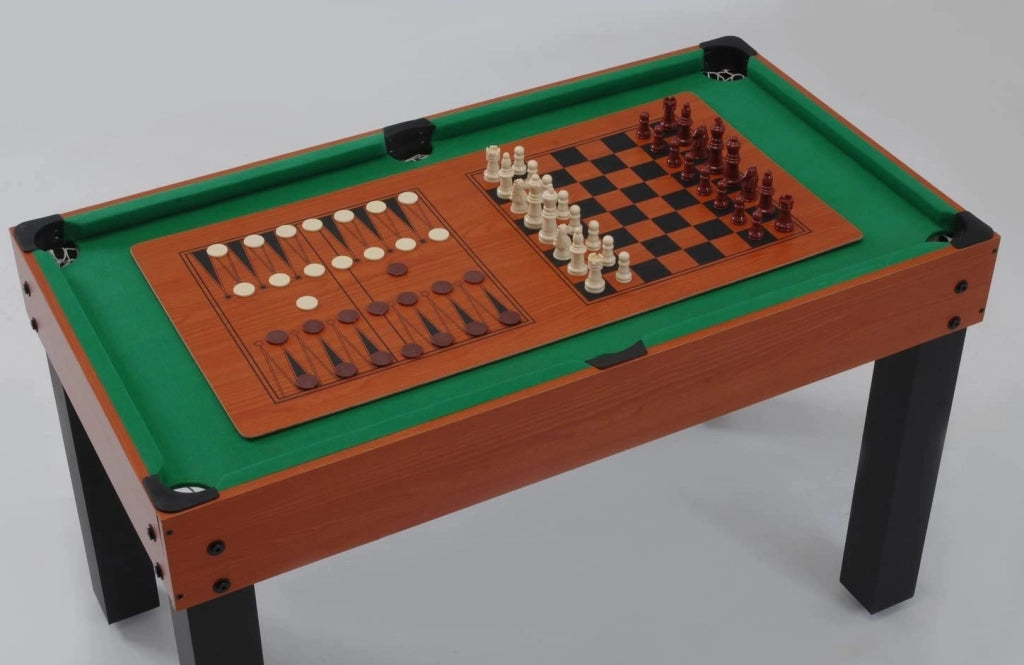 Garlando Games Tavolo Multi 12 Giochi in Uno ciliegio