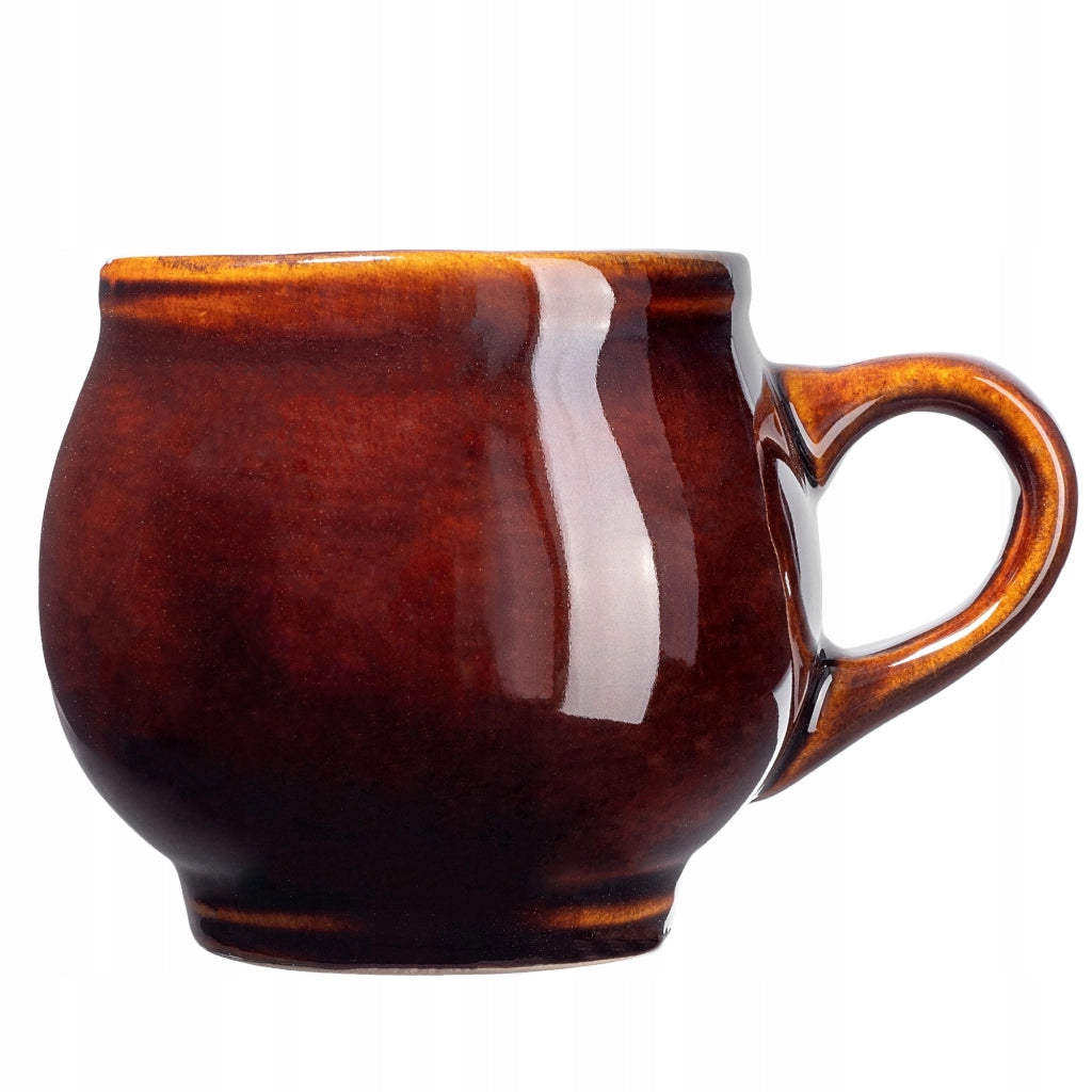 Set regalo di 4 tazze da vin brulé KADAX da 300 ml in gres.