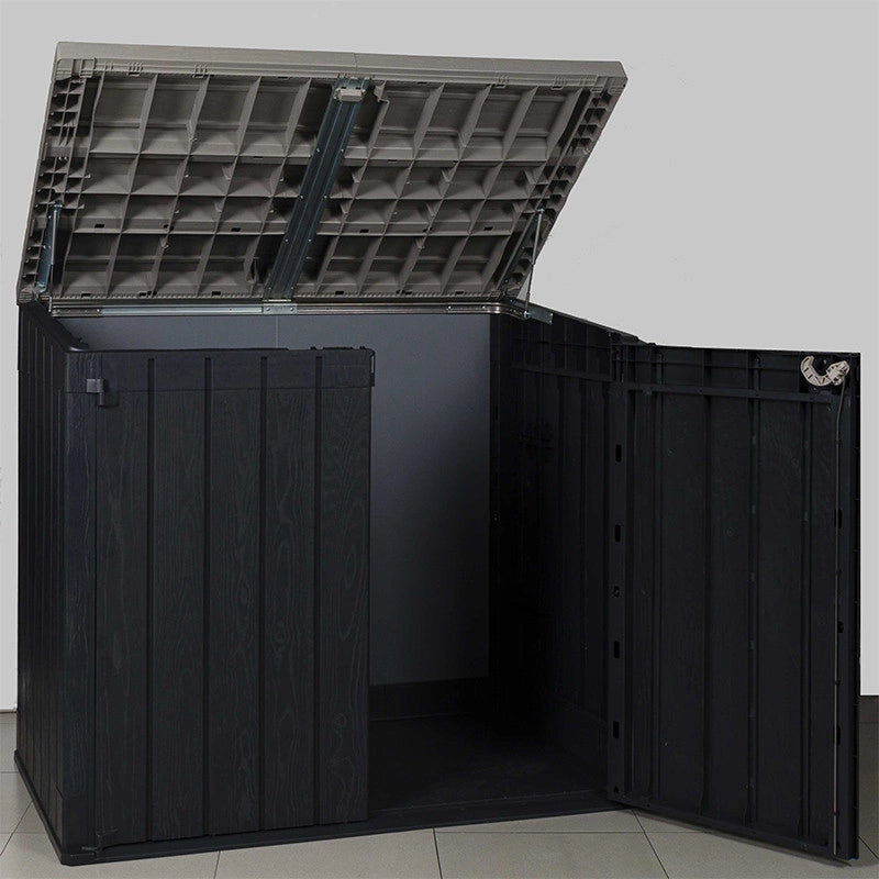 Cassa da giardino STORAWAY PLUS 2XL - 2270L - Nero