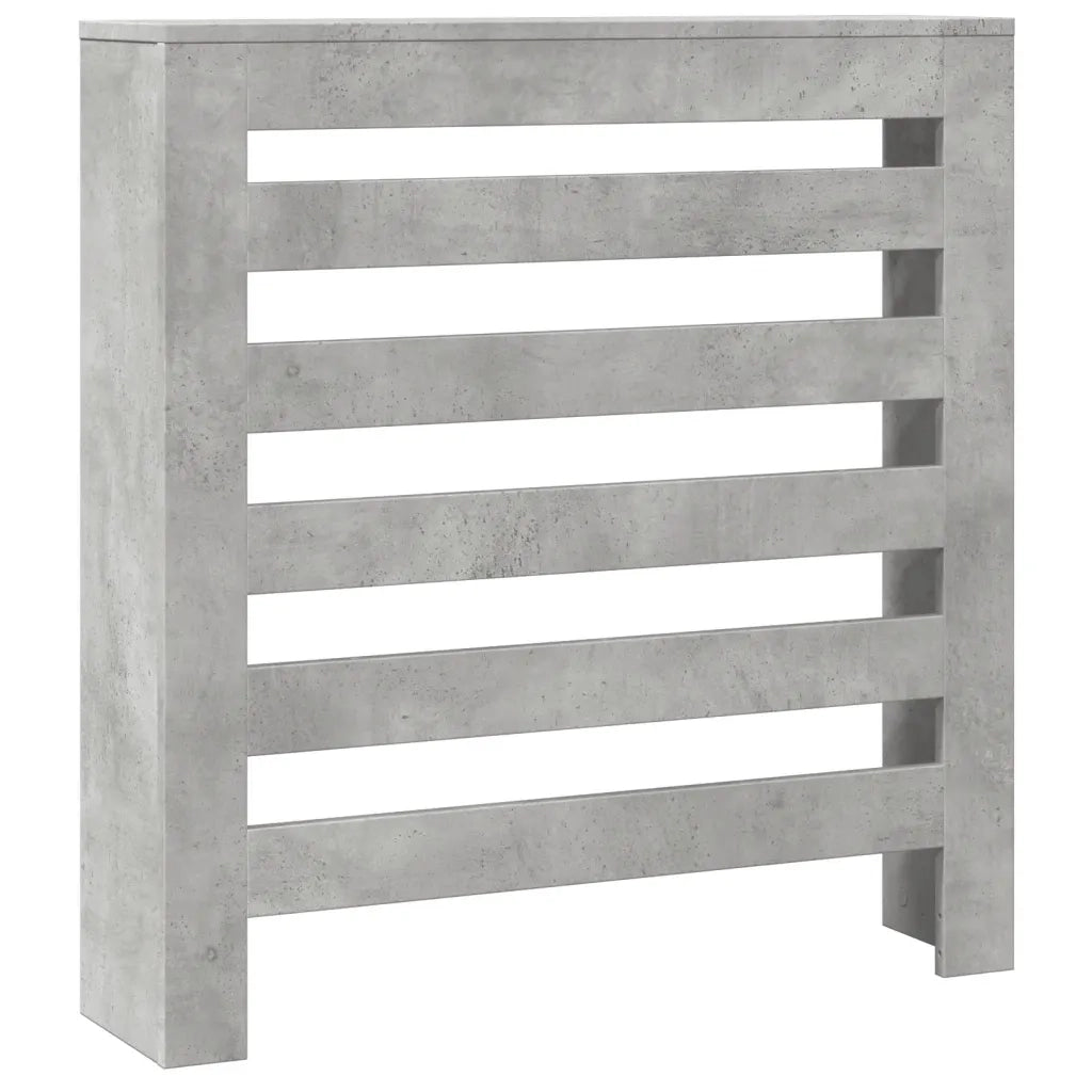 vidaXL Copertura Termosifone Grigio Cemento 78x20x82 Legno Multistrato
