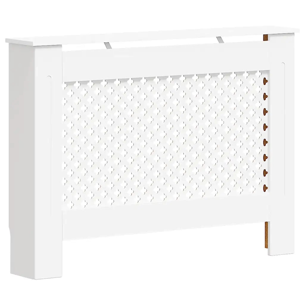 Copertura per Radiatore Bianca 112x19x81,5 cm in MDF
