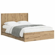 Struttura del letto con stoccaggio e testata Artisan Oak 3445819