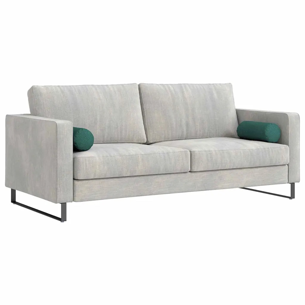 Cuscini a rullo 2 pcs Verde Scuro Ø 15 x 40 cm Tessuto 42014273