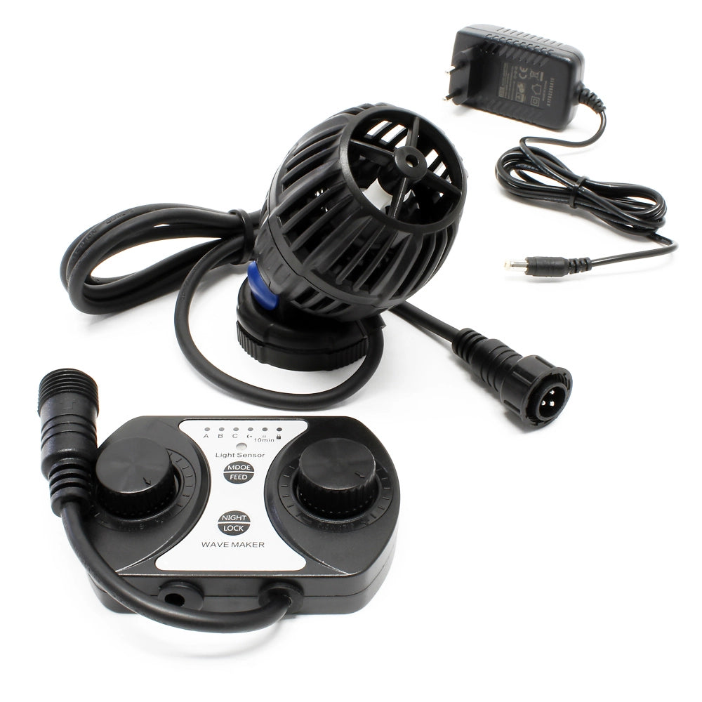 CW-120 Pompa di movimento per acquari con controller 700-8000l/h 20W Generatore di onde
