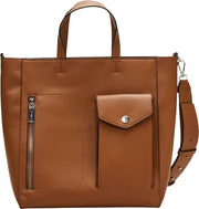 Borsa a Spalla Shopper Marrone