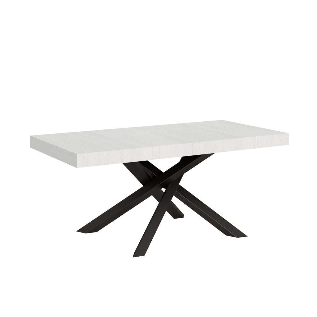 Tavolo Allungabile 180-440x90x77 cm Volantis Bianco Frassino