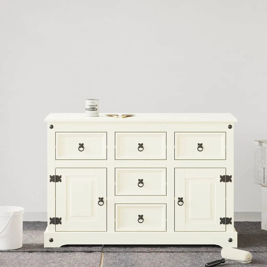 vidaXL Vernice per mobili Bianco Ciottolo 10 x 10 x 12.2 cm